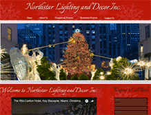 Tablet Screenshot of northstarlightinganddecor.com
